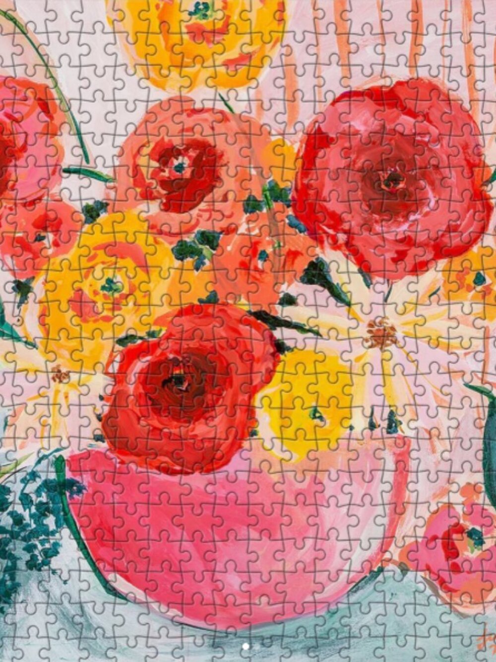 Jiggy Floral Puzzle Juliet Meeks